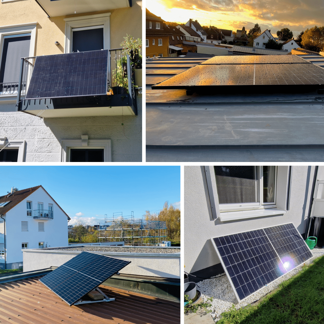 Opzioni di installazione per una centrale elettrica da balcone