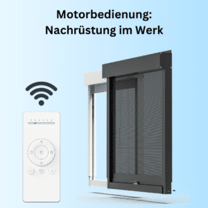 Funzionamento motorizzato (retrofit con tenda a rullo esistente)
