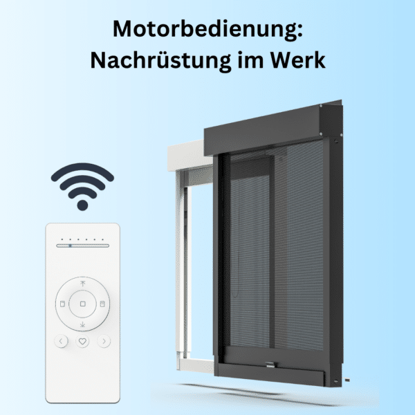 Funzionamento motorizzato (retrofit con tenda a rullo esistente)