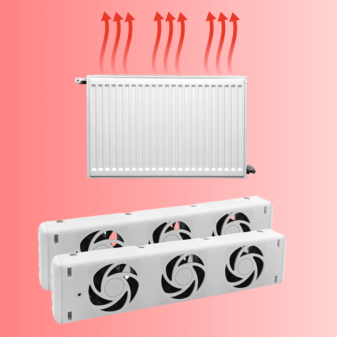 Ventola del radiatore per un riscaldamento più efficace