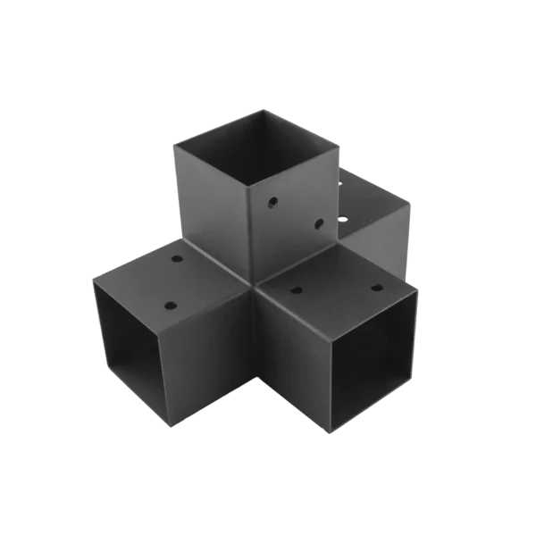 Connettore a X per coperture di pergole o terrazze 100x100 mm