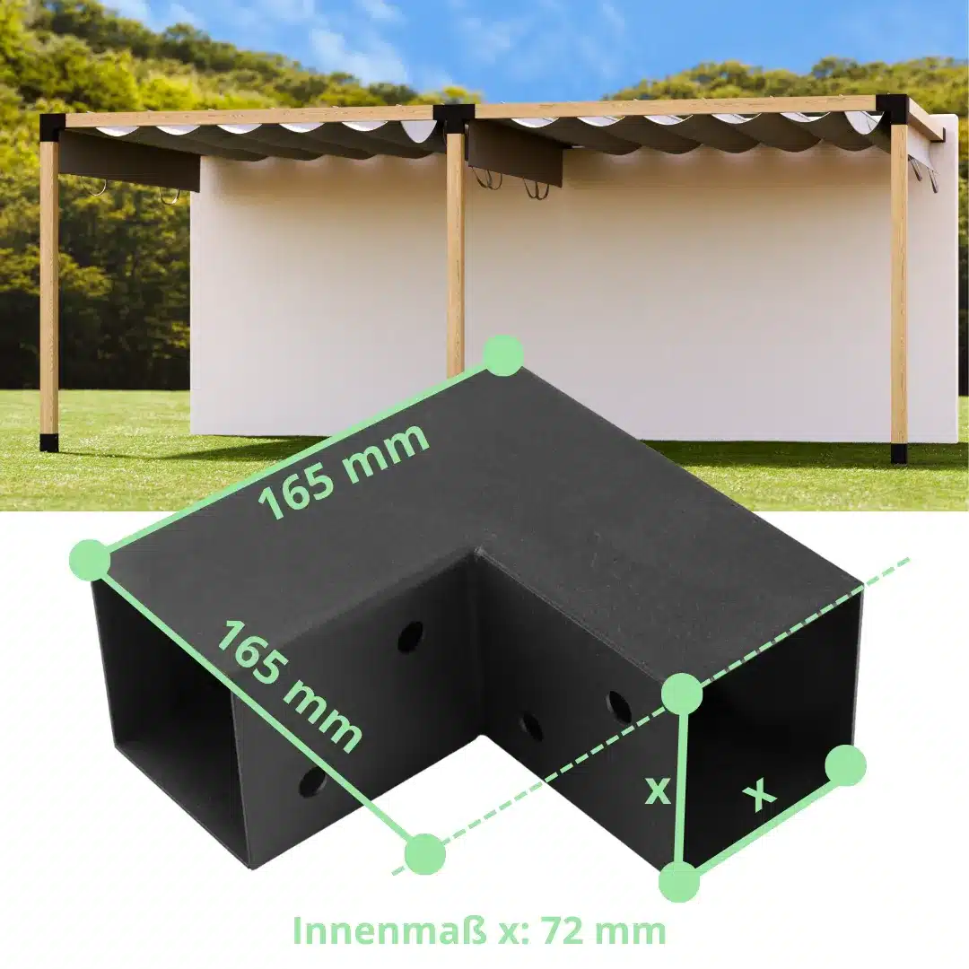 Connettore angolare L 70 mm Dimensioni