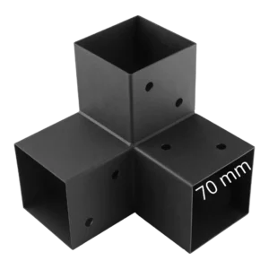 Connettore angolare a Y Connettore per montante 70 mm